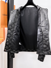 LV BLACK MONOGRAM DENIM JACKET 239528