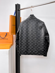 LV BLACK MONOGRAM DENIM JACKET 239528