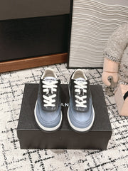 SNEAKER IN BLACK MIX COOL GRAY HAND-POLISHED CALFSKIN 977825