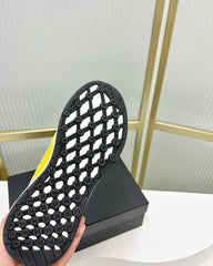 SNEAKER IN LIGHT YELLOW MIX GREY SUEDE