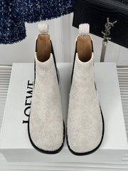 LW CAMPO CHELSEA BOOT WHITE BRUSHED SUEDE