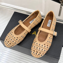 MARY JANE IN SEPIA TAN CALFSKIN