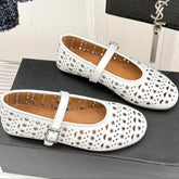 MARY JANE IN WHITE CALFSKIN