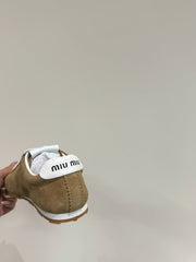 PLUME SUEDE SNEAKERS EARTH BROWN