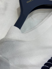 LV STRIPED SWEATER 25S IN TENCEL 266038