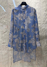 SHIRT WITH COCONUT GROVE PRINT 25S IN COTTON 266163