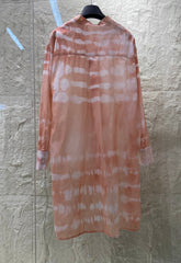 HIGH WAISTED TIE DYE SKIRT 25S IN COTTON 266215