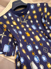 LV T SHIRT 25S IN COTTON 266294