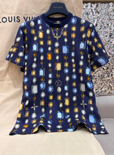 LV T SHIRT 25S IN COTTON 266294