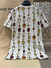 LV T SHIRT 25S IN COTTON 266298