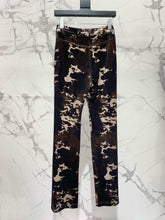 DIOR 25S CORDUROY CAMOUFLAGE PANTS STYLE 006