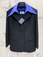 PRADA SHIRT-COLLAR BLAZER STYLE 23