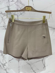 HERMES 25S LEATHER JACKET WITH LEATHER SHORTS 528568