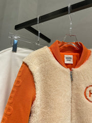 HERMES 25S SHEEPSKIN BOMBER JACKET 169