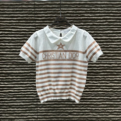DIOR 25S SHORT-SLEEVE SWEATER STYLE 062