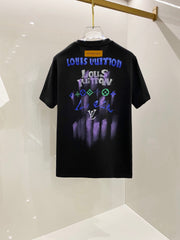 LV SHORT-SLEEVED T-SHIRT BLACK COTTON 238852