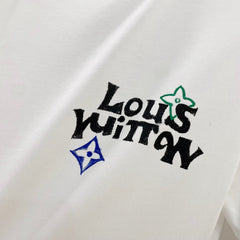 LV SHORT-SLEEVED T-SHIRT WHITE COTTON 238853