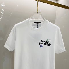 LV SHORT-SLEEVED T-SHIRT WHITE COTTON 238853