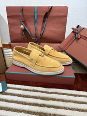 LP LOAFERS 25S IN AMBER YELLOW SUEDE