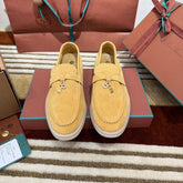 LP LOAFERS 25S IN AMBER YELLOW SUEDE