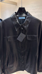 PRADA 25S LEATHER SHIRT JACKET 451