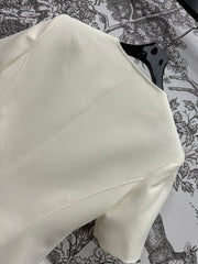 LV 25S ROUND NECK DRESS WITH METAL BUTTONS 262924