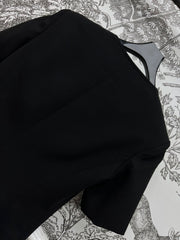 LV 25S ROUND NECK DRESS WITH METAL BUTTONS 262925