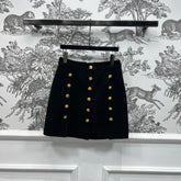 LV 25S HIGH WAIST A-LINE SHORT DRESS 263093