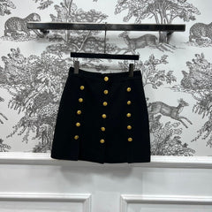 LV 25S HIGH WAIST A-LINE SHORT DRESS 263093