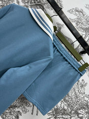 GUCCI 25S DOUBLE LAYER SWEATSHIRT SHORTS SET 262946