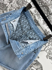 SHORT PANT DENIM JACQUARD SLATE BLUE 266726