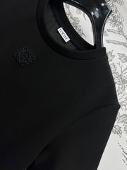 LOEWE SHORT SLEEVE CREW NECK ORGANZA DRESS 268755