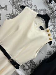 LV ASYMMETRICAL ELEGANT DRESS 268380