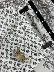 LV JACQUARD PATTERN DENIM SKIRT 274631