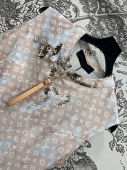 LV SLEEVELESS DENIM DRESS 274592