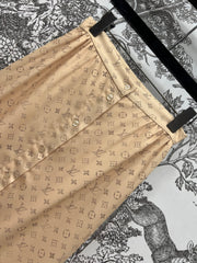 LV MONOGRAM BUTTON DOWN DRESS 274496