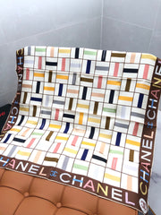 CHANEL 25S SCARF 90 IN SILK 704586