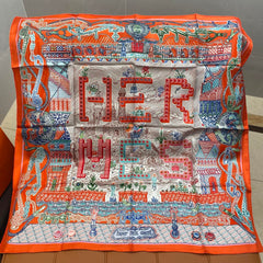 HERMES 25S SCARF 90 IN SILK 703684