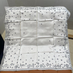 CHANEL 25S SCARF 90 IN SILK 703705