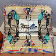 HERMES 25S SCARF 90 IN SILK 709678