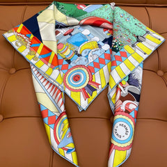 HERMES 25S SCARF 90 IN SILK 718487