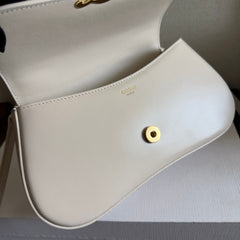 TEEN LOLA 20 IN WHITE CALFSKIN GOLD HARDWARE