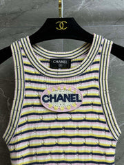 CC 2025 Dress Pink Yellow mix Black Tencel