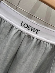 Loewe 25 Print Ribbed Waist Trousers Cotton