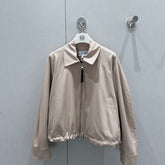Loewe 25 Jacket Beige Cotton