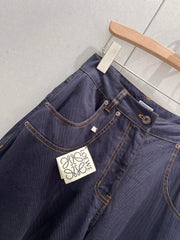 Loewe 25 Straight Wide-leg Jeans Cotton