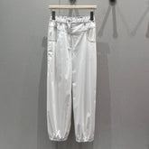 CC 25 Cropped Pant White Cotton