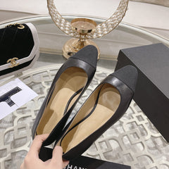 cc pump 2.5 black lambskin