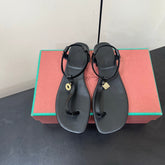 LP MINDIL SANDAL IN BLACK LAMBSKIN