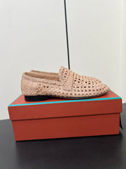 LP LOAFERS 25S IN BEIGE LAMBSKIN